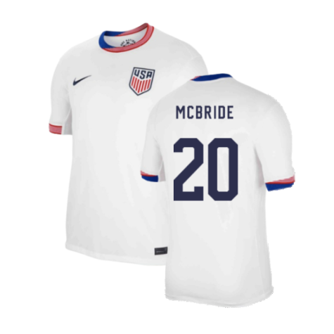 USA Brian McBride 20 Home Soccer Jersey 2024/25