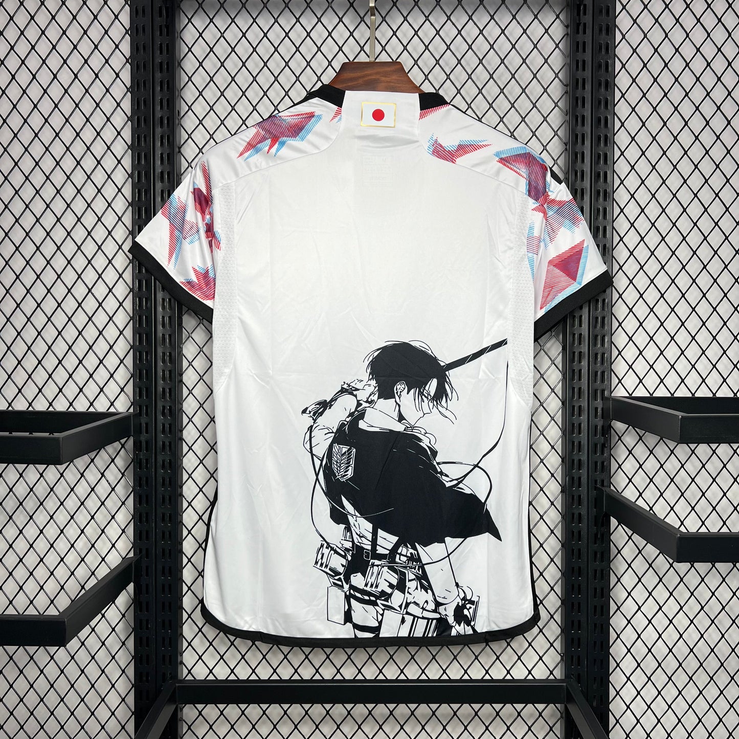 Japan X Attack on Titan Levi Ackerman Special Edition Soccer Jersey 2024/25 - White