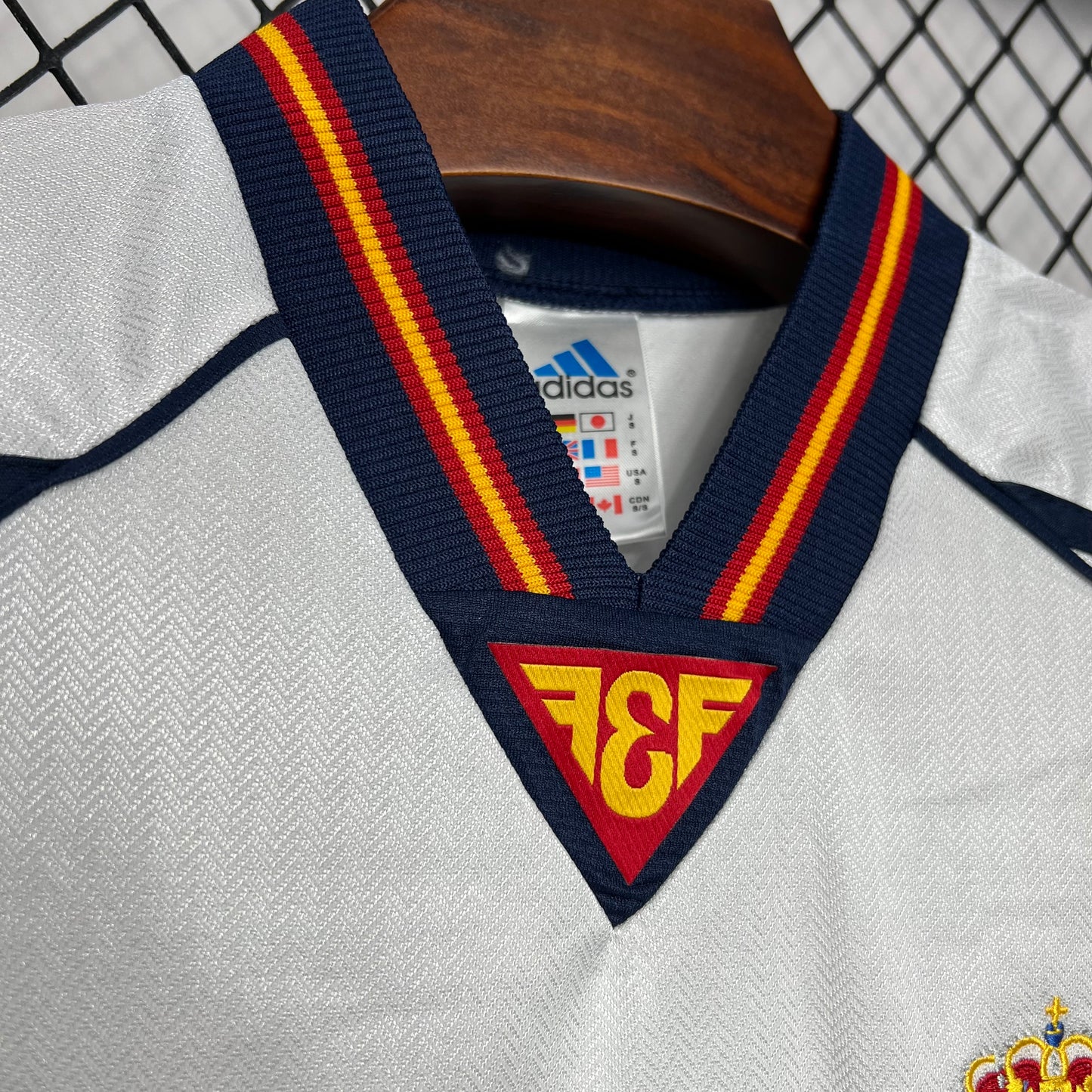 Spain Retro Away Soccer Jersey World Cup 1998