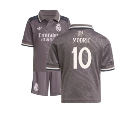 Real Madrid Luka Modric 10 Third Kids Soccer Jersey 2024/25
