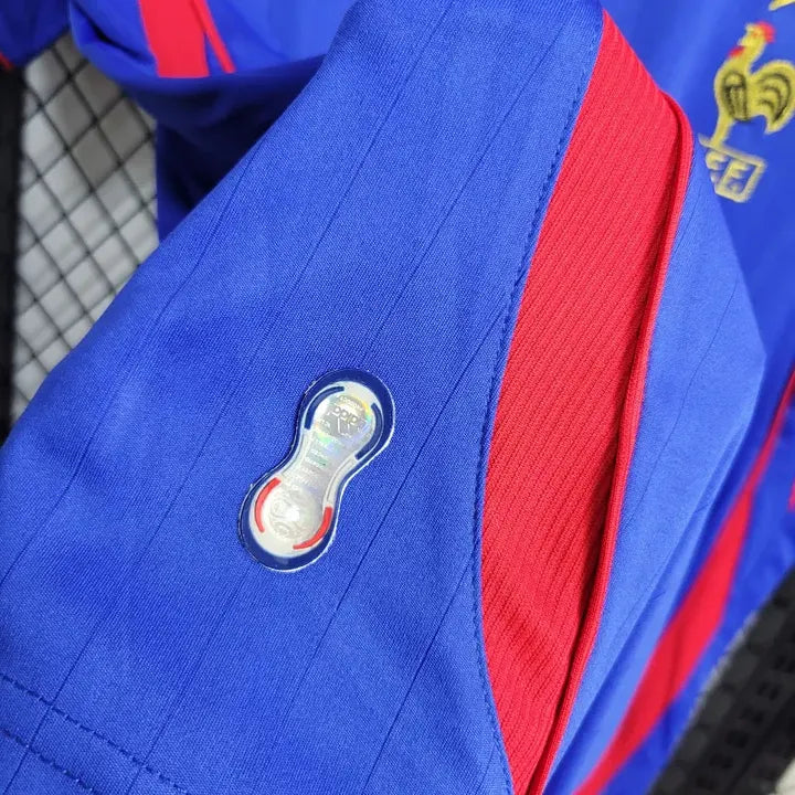 France Home Retro Soccer Jersey World Cup 2006