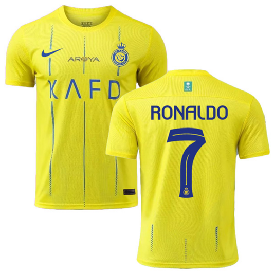 Al Nassr FC Cristiano Ronaldo 7 Home Soccer Jersey 2023/24