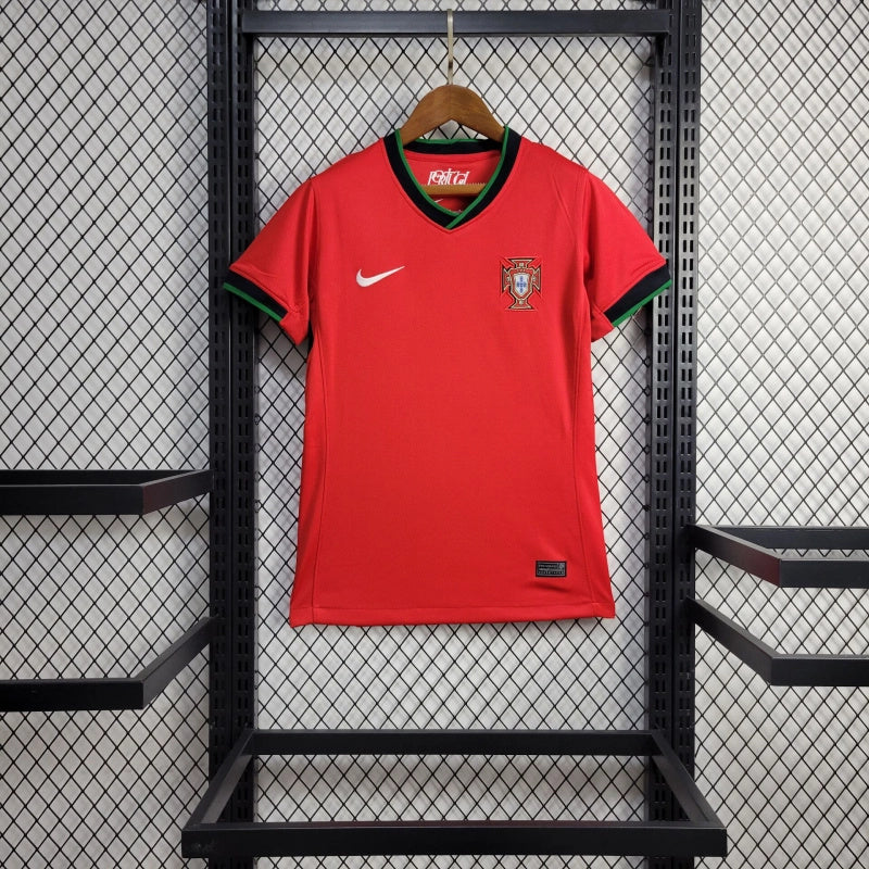 Women's Portugal Raphael Guerreiro 5 Home Soccer Jersey Euro 2024