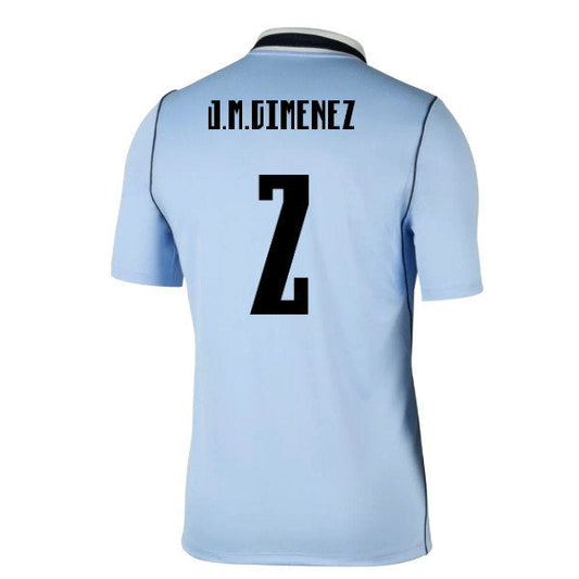Uruguay José Giménez 2 Home Soccer Jersey World Cup 2026