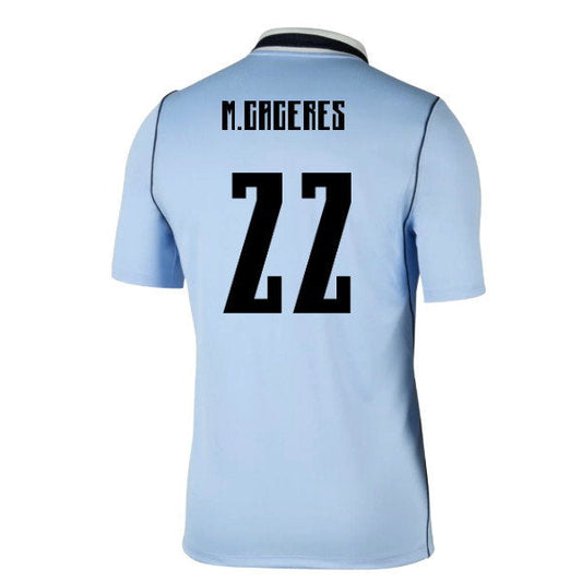 Uruguay Martin Caceres 22 Home Soccer Jersey World Cup 2026