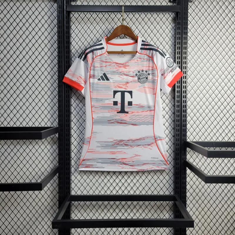 Bayern Munich Jamal Musiala 10 Women's Away Soccer Jersey 2025-2026