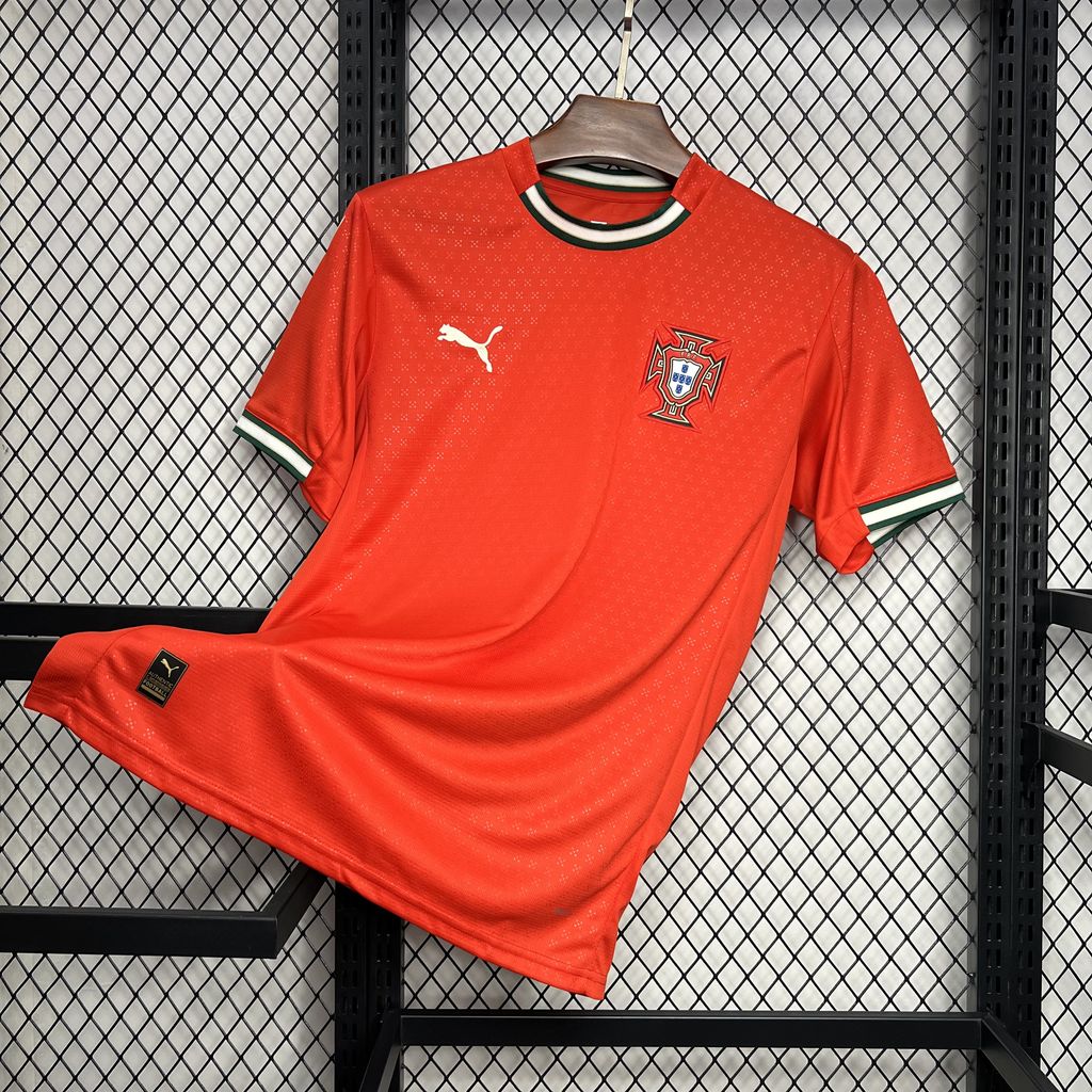 Portugal Nuno Mendes 19 Home Soccer Jersey 2025/26