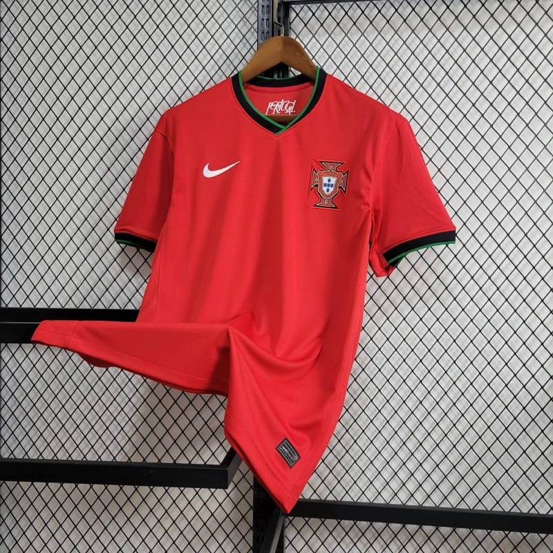 Portugal Ruben Dias 4 Home Soccer Jersey Euro 2024