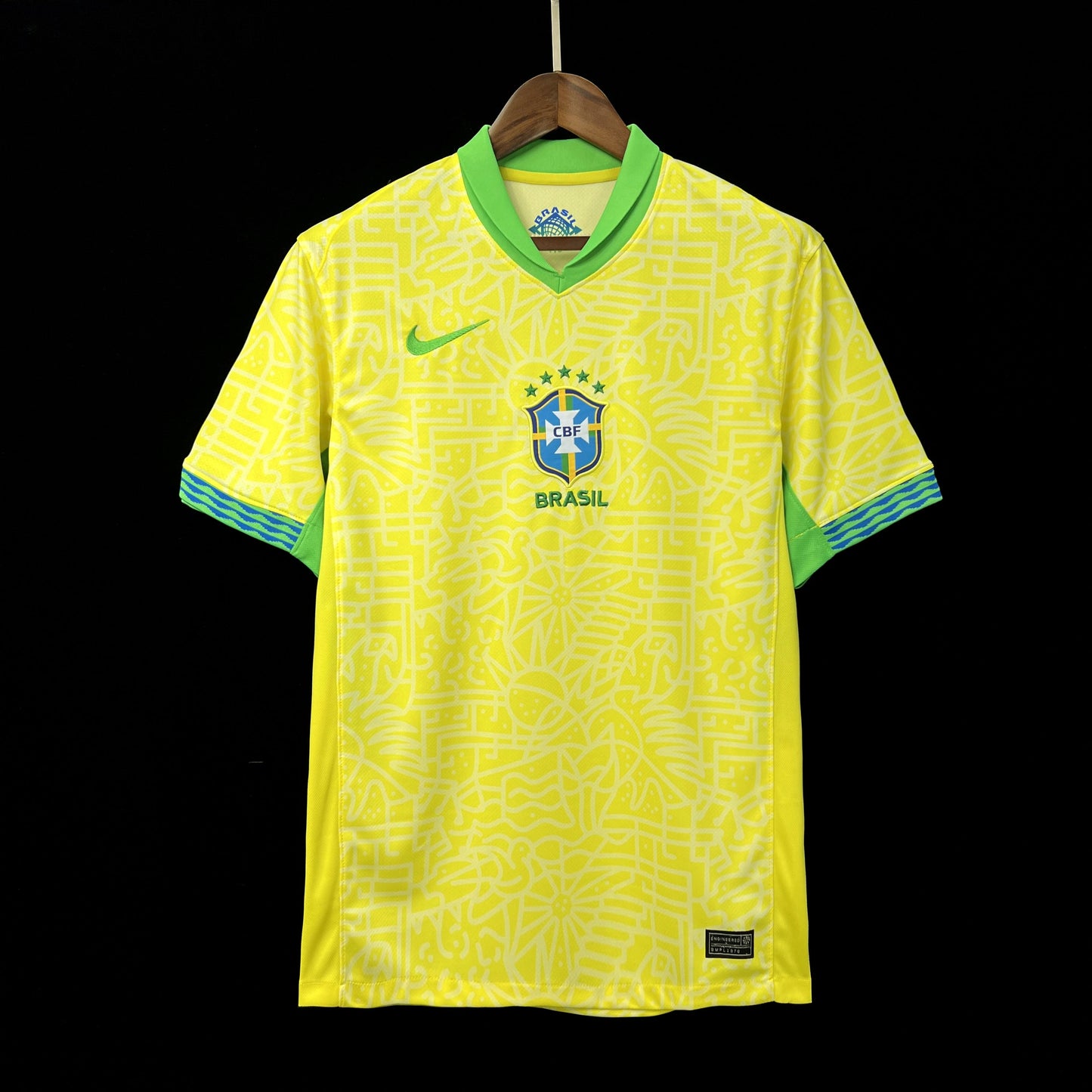 Brazil Éder Militão 3 Home Soccer Jersey 2024/25