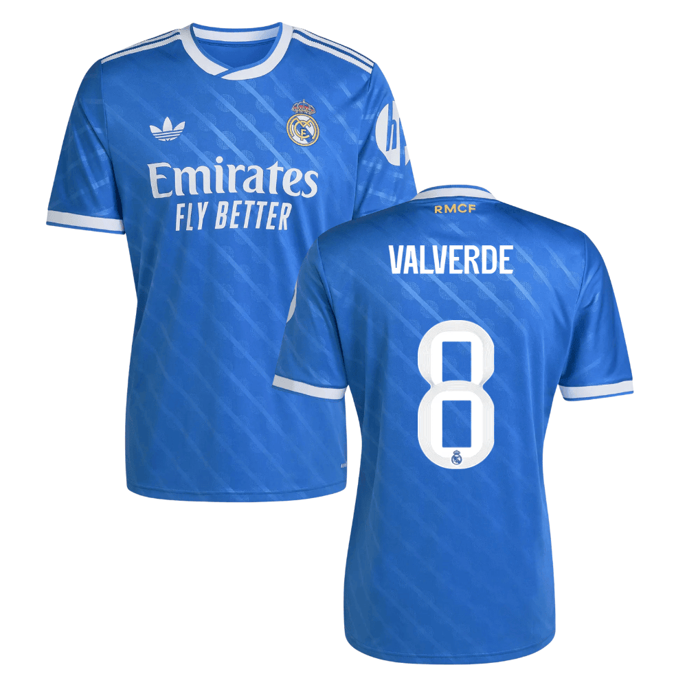 Real Madrid Federico Valverde 8 Third Soccer Jersey 2025-2026