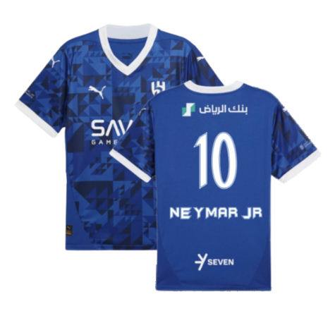 Al Hilal SFC Neymar JR 10 Home Soccer Jersey 2024/25