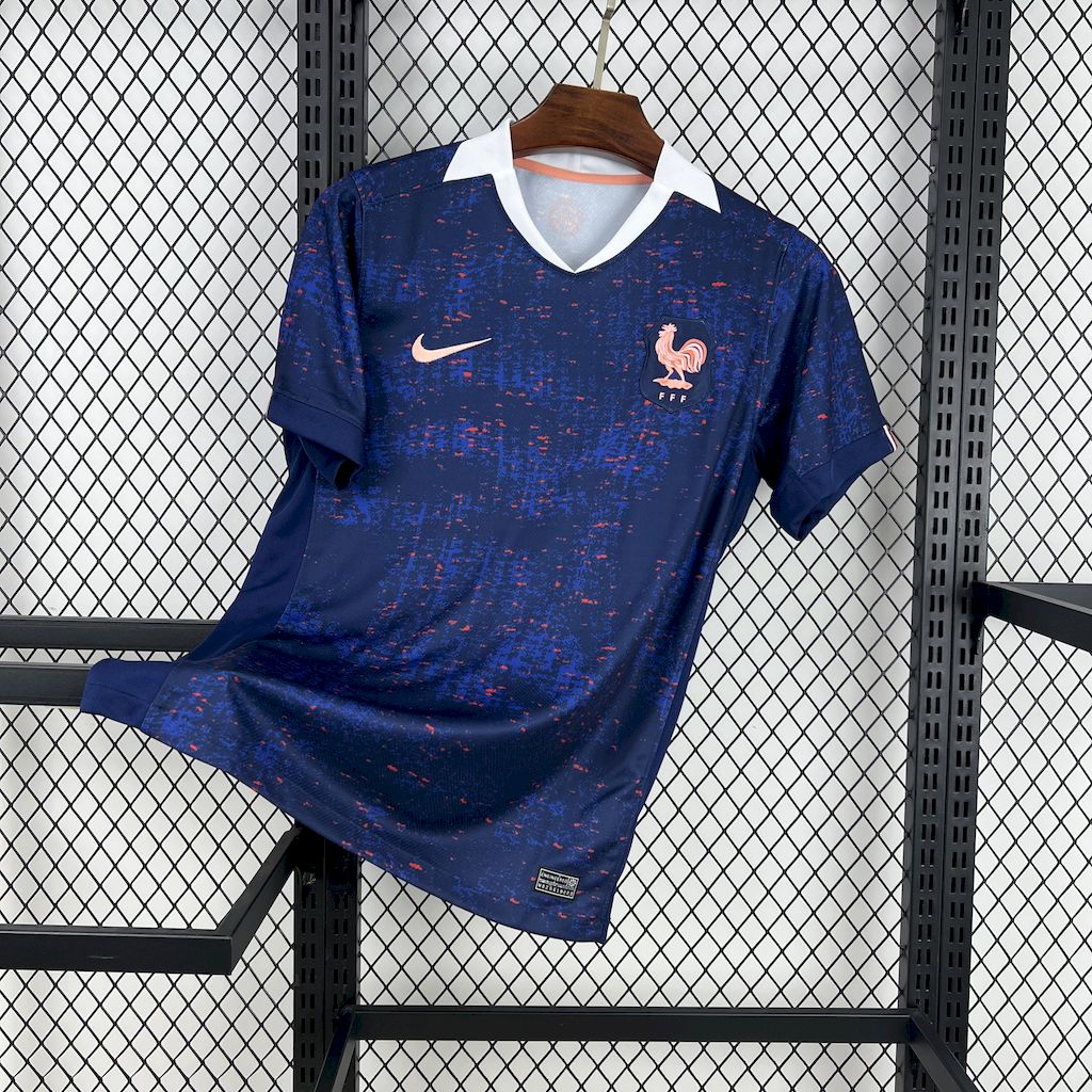 France Home Soccer Jersey UEFA Women's Euro 2025