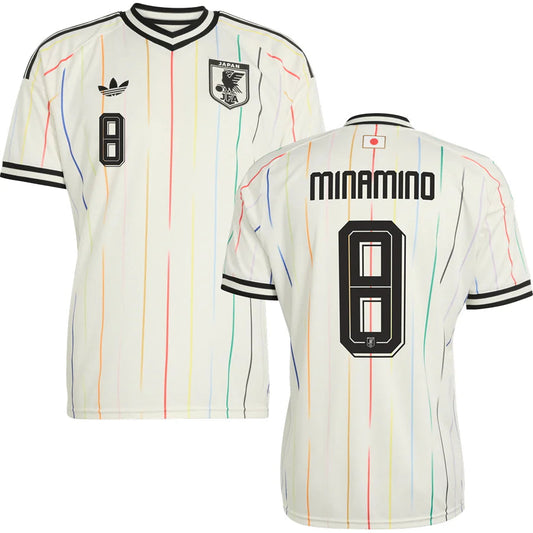 Japan Takumi Minamino 8 Away Soccer Jersey World Cup 2026