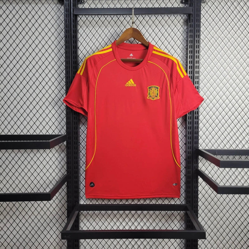 Spain Fernando Torres 9 Retro Home Soccer Jersey World Cup 2010
