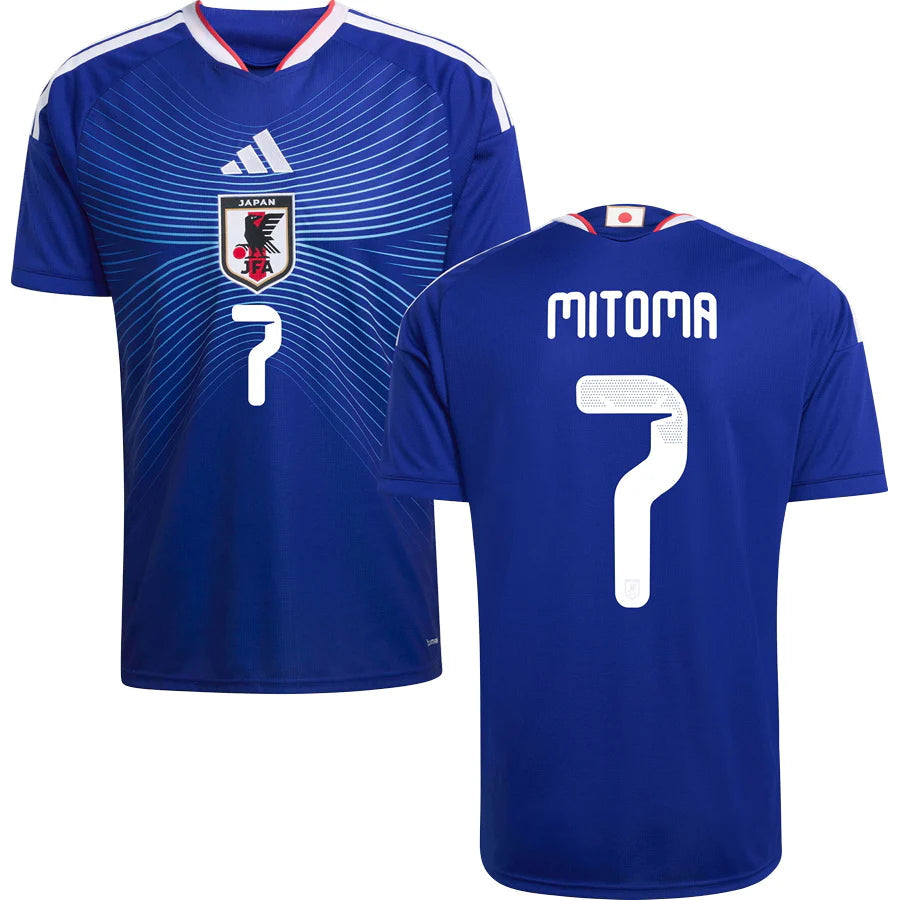 Japan Kaoru Mitoma 7 Home Soccer Jersey World Cup 2026