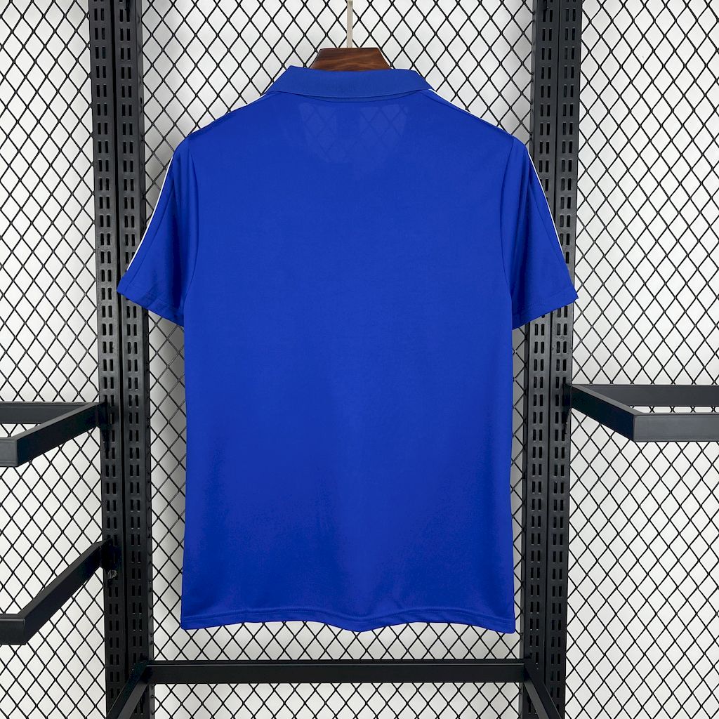 France Home Retro Soccer Jersey UEFA Euro 1984