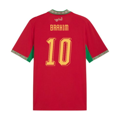 Morocco Brahim Diaz 10 Home Soccer Jersey World Cup 2026