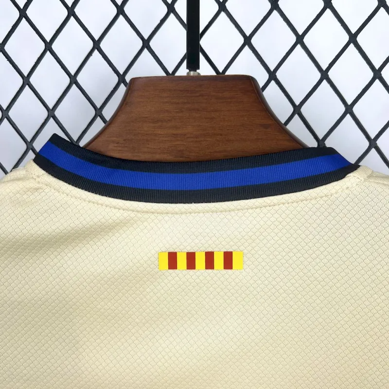 FC Barcelona Robert Lewandowski 9 Kids Away Soccer Jersey 2025-2026