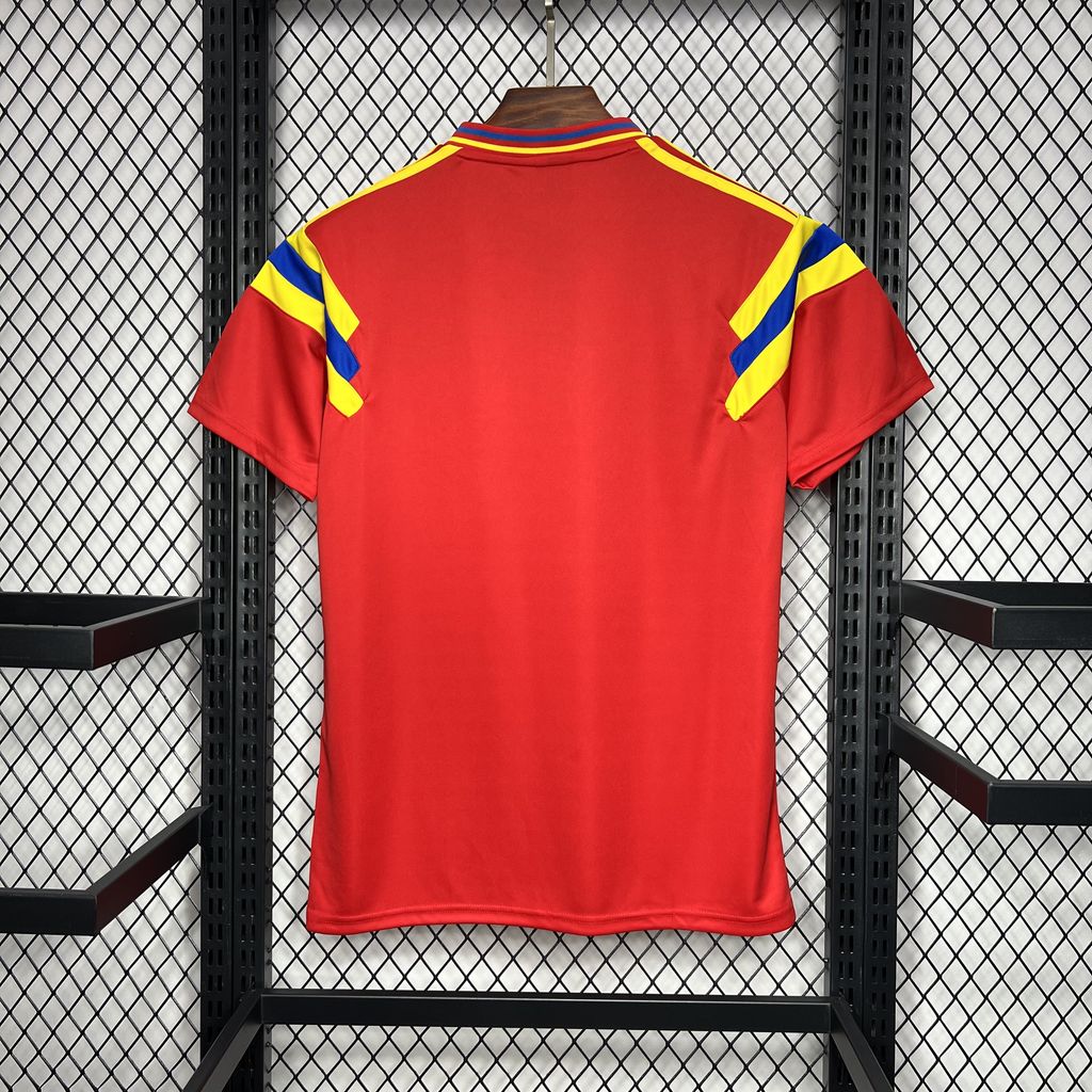 Colombia Retro Away Soccer Jersey World Cup 1990