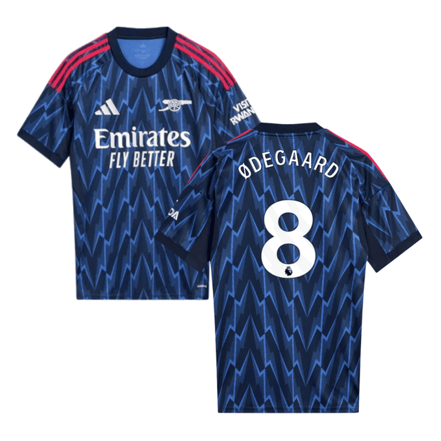Arsenal Martin Ødegaard 8 Away Soccer Jersey 2025-2026