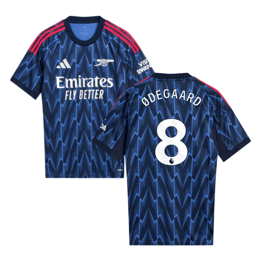 Arsenal Martin Ødegaard 8 Away Soccer Jersey 2025-2026