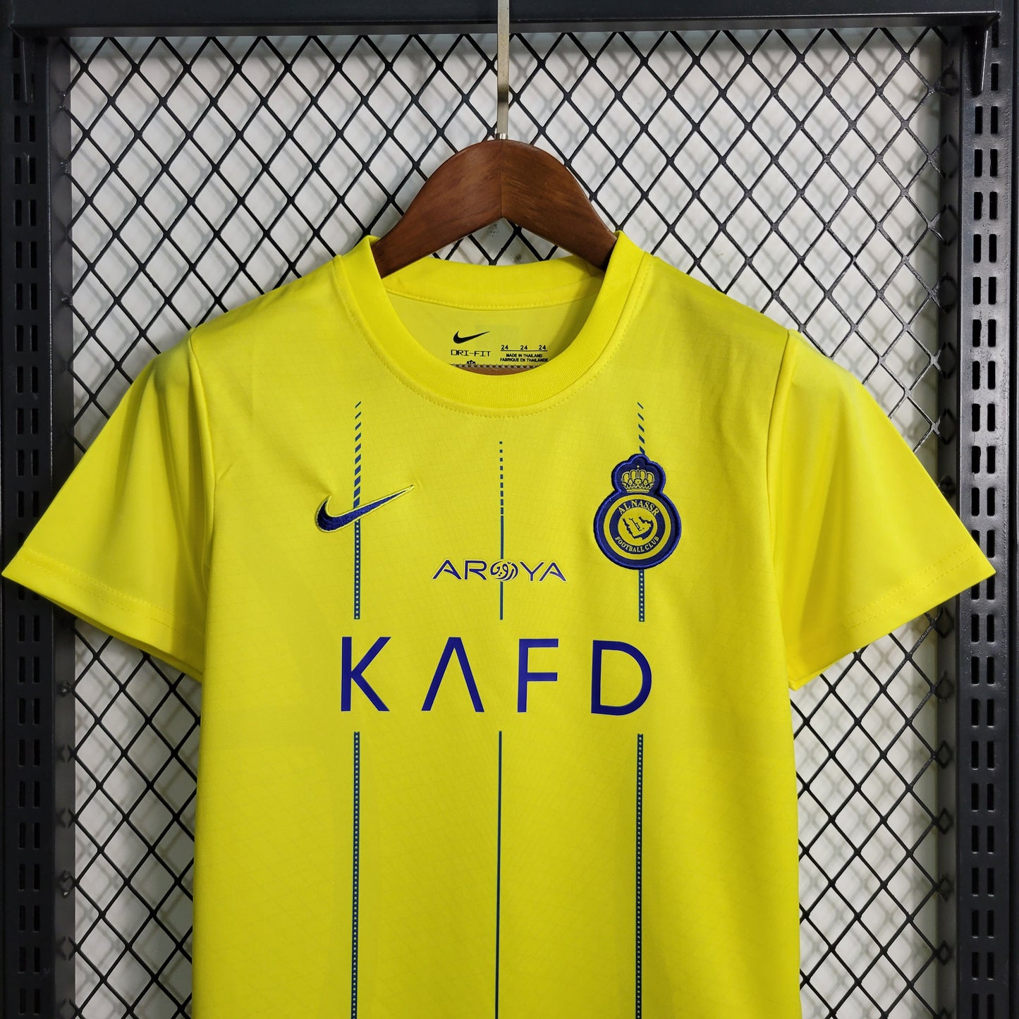 Al Nassr FC Cristiano Ronaldo 7 Kids Home Soccer Jersey 2023/24