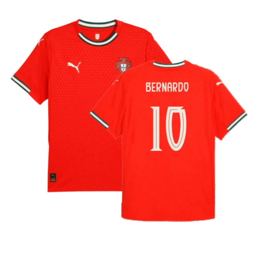Portugal Bernardo Silva 10 Home Soccer Jersey 2025/26