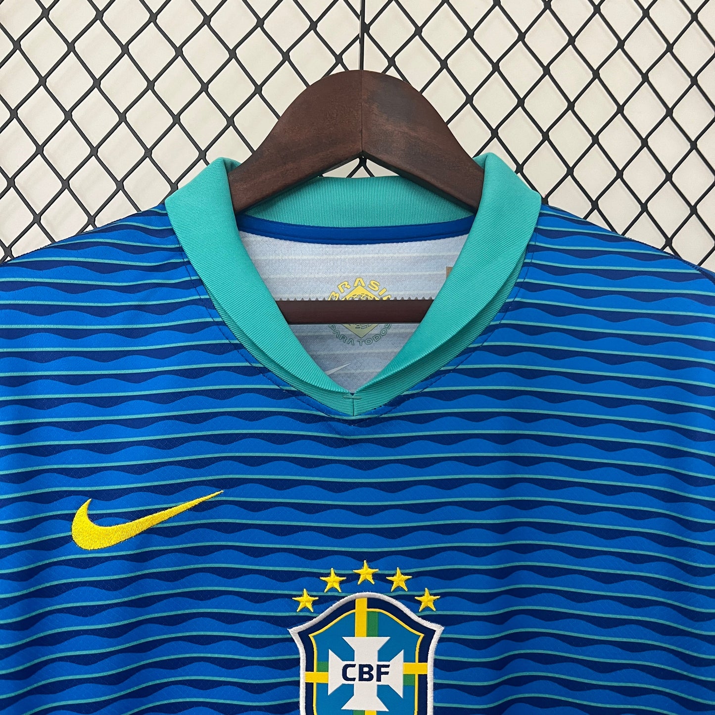 Brazil Gabriel Martinelli 7 Away Soccer Jersey 2024/25