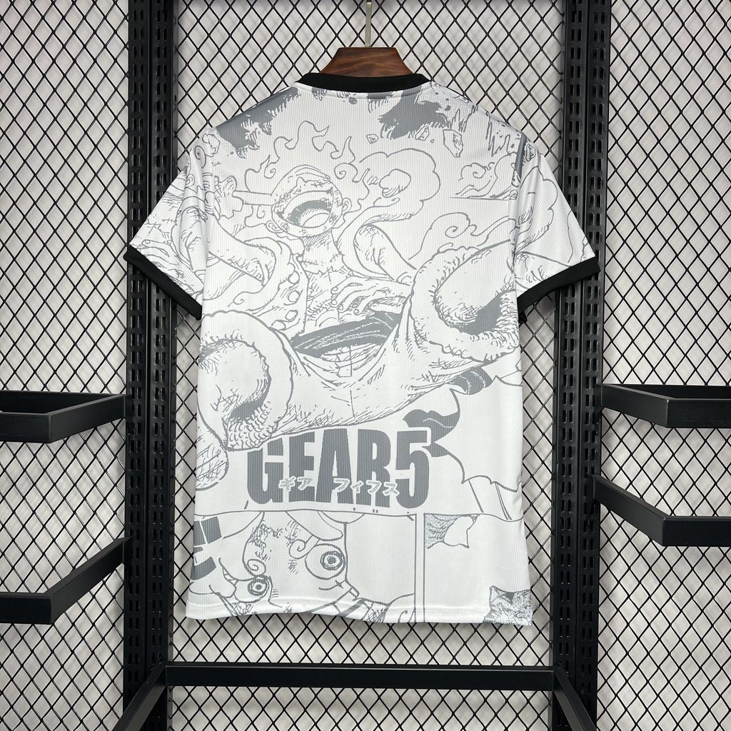 Japan X One Piece Special Edition Soccer Jersey 2024/25 - White