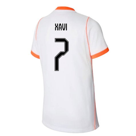 Netherlands Xavi Simons 7 Away Soccer Jersey World Cup 2026