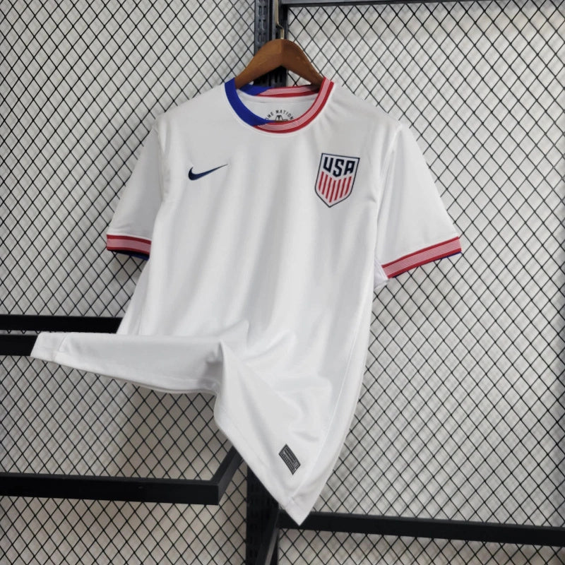 USA Alex Morgan 13 Home Soccer Jersey 2024/25