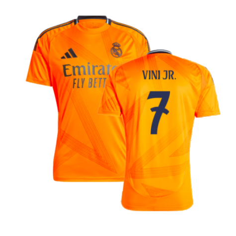 Real Madrid Vini Jr. 7 Away Soccer Jersey 2024/25