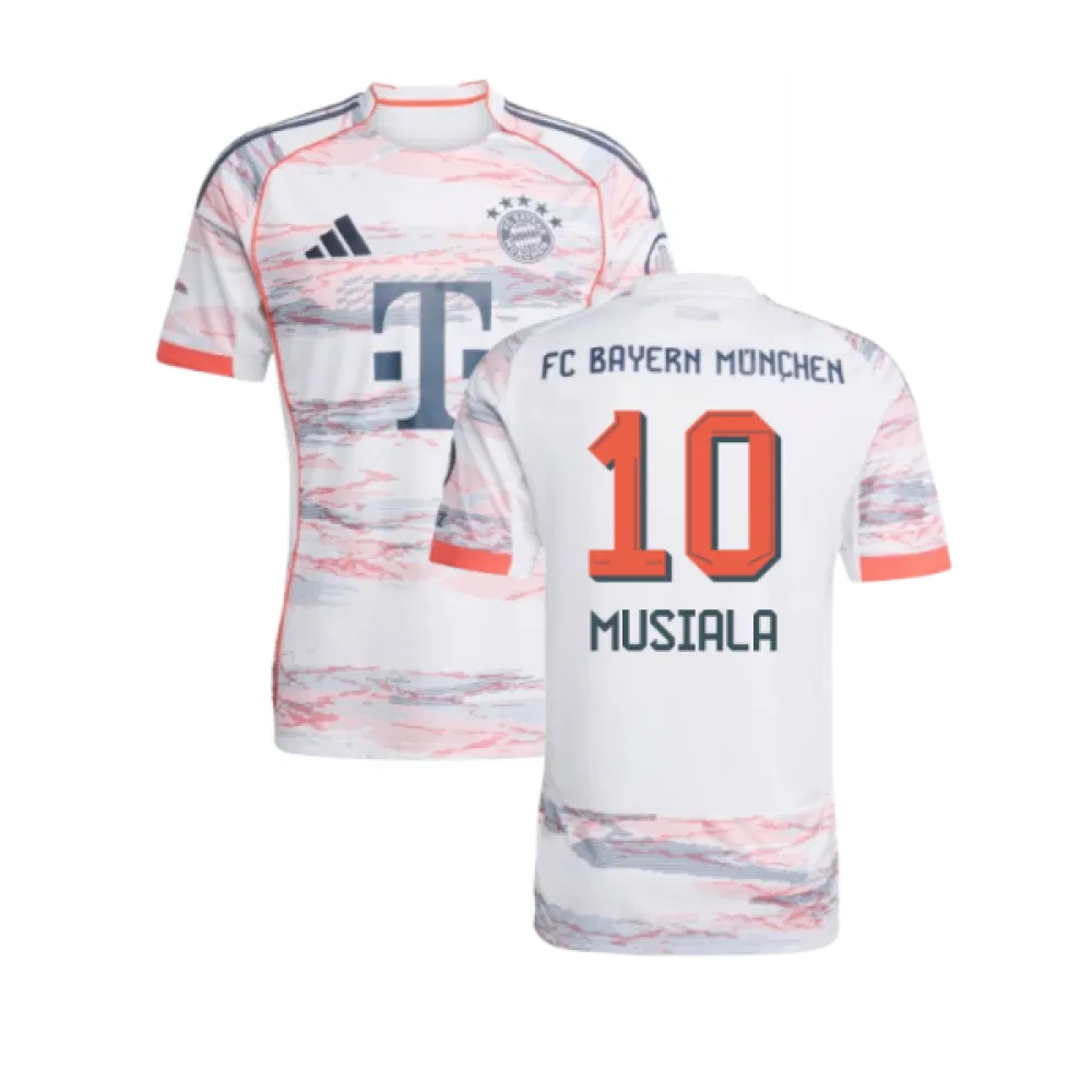 Bayern Munich Jamal Musiala 10 Away Soccer Jersey 2025-2026