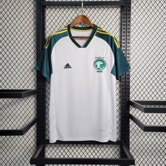 Saudi Arabia Away Soccer Jersey 2023/24 - White