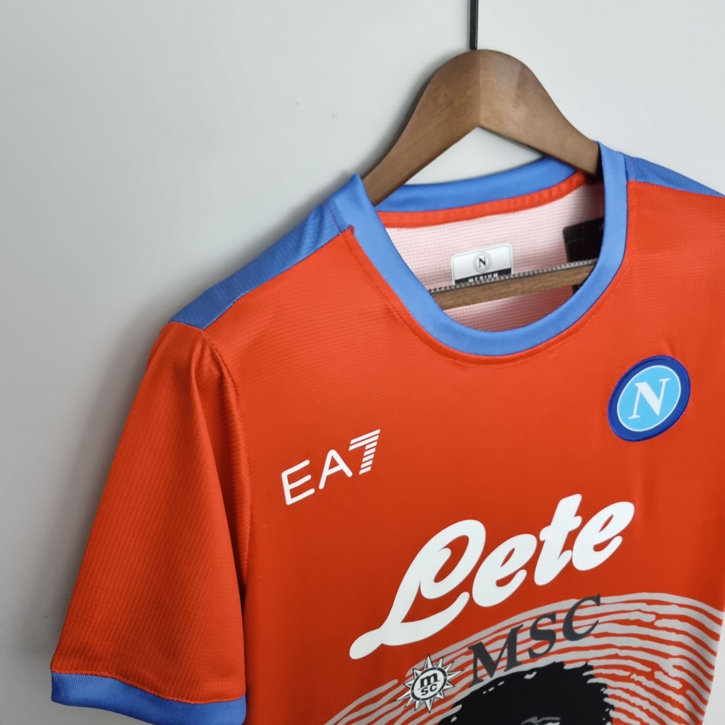 Napoli Maradona Special Edition Soccer Jersey - Red ( Customized Your Name )