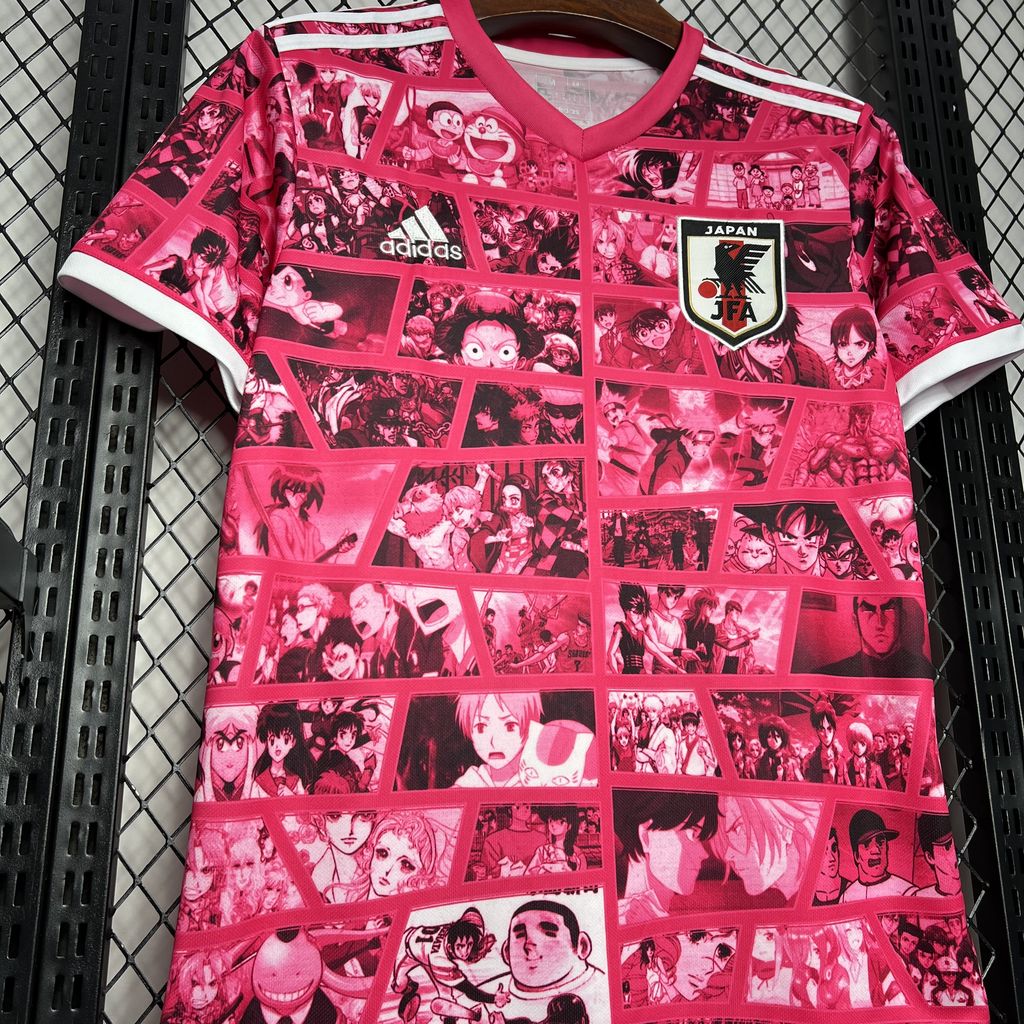 Japan Anime Special Edition Soccer Jersey 2024/25 - Pink