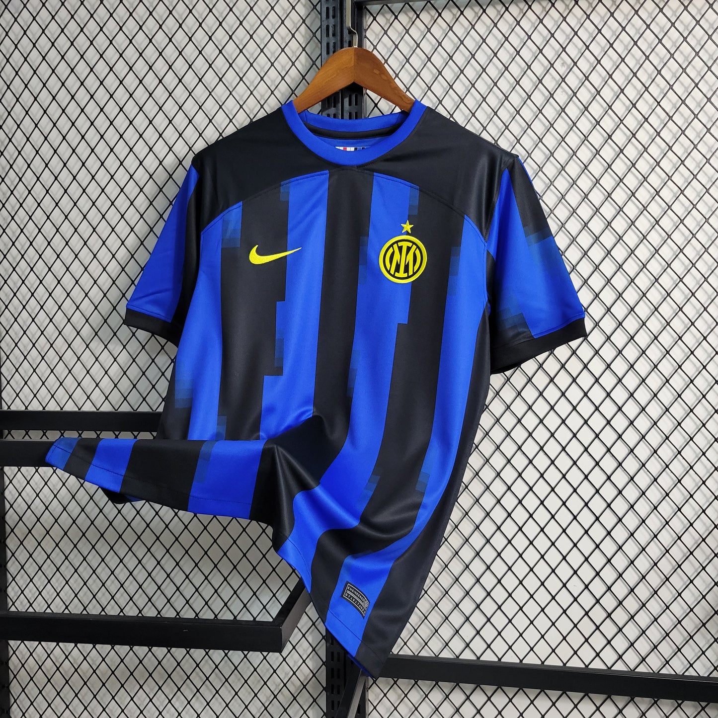 Inter Milan Lautaro Martinez 10 Home Soccer Jersey 2023/24 ( With Sponsor )