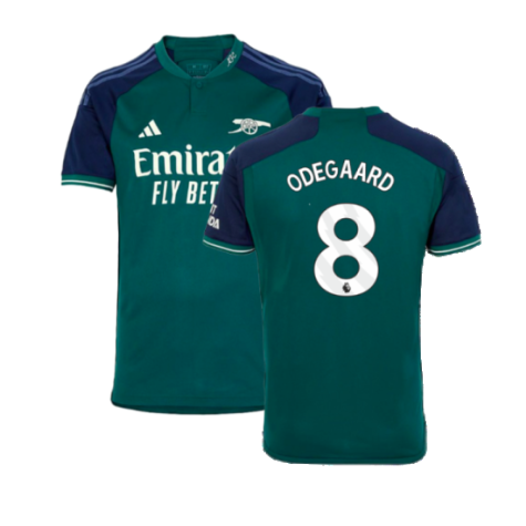 Arsenal Martin Odegaard 8 Third Soccer Jersey 2023/24