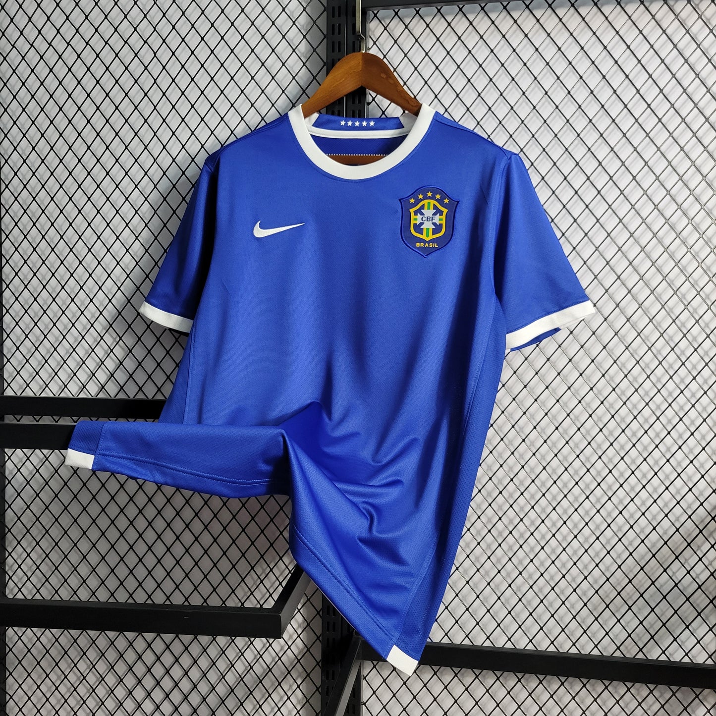 Brazil Retro Away Soccer Jersey World Cup 2006