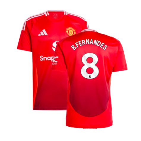 Manchester United Bruno Fernandes 8 Home Soccer Jersey 2024/25