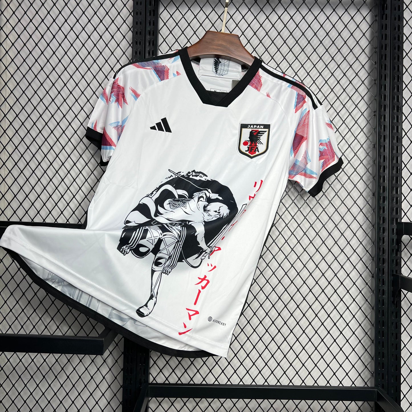 Japan X Attack on Titan Levi Ackerman Special Edition Soccer Jersey 2024/25 - White