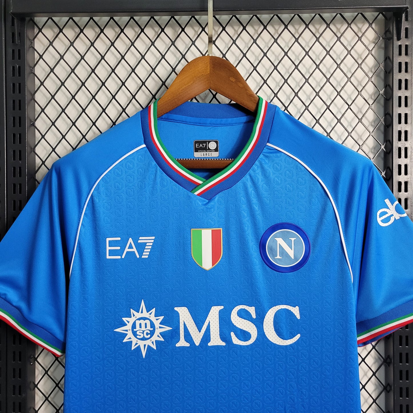 Napoli Khvicha Kvaratskhelia 77 Home Soccer Jersey 2023/24