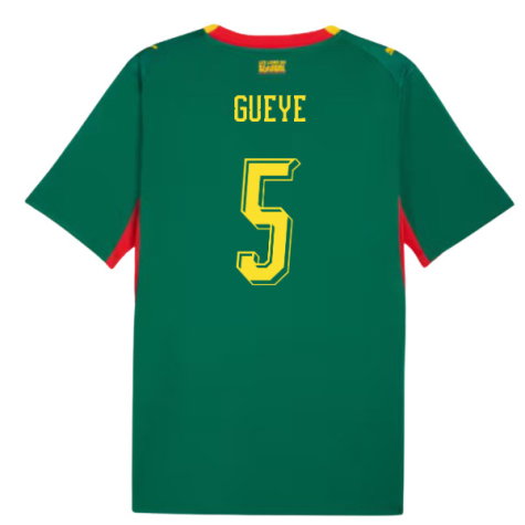 Senegal Idrissa Gueye 5 Away Soccer Jersey World Cup 2026