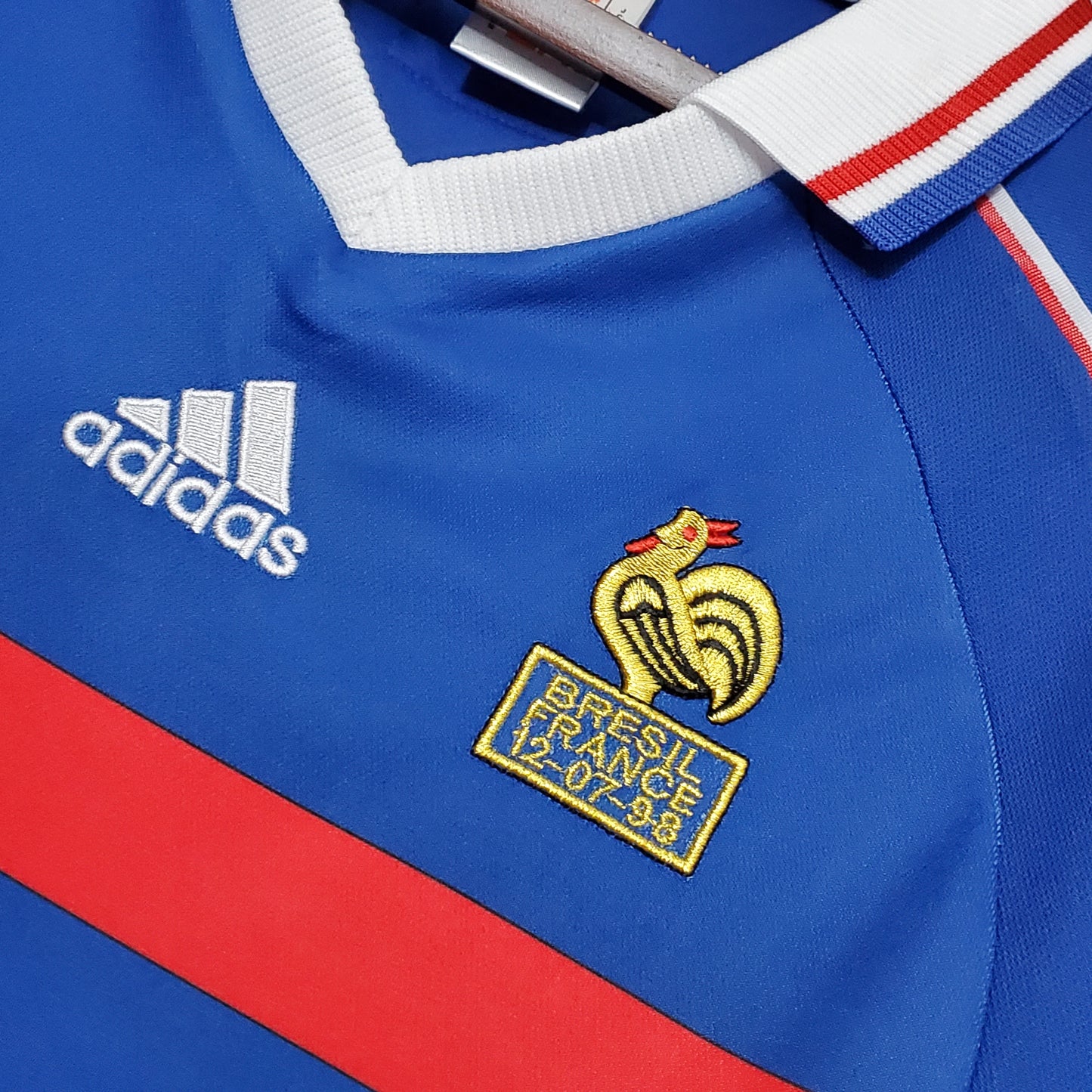 France Zinedine Zidane 10 Home Retro Soccer Jersey World Cup 1998