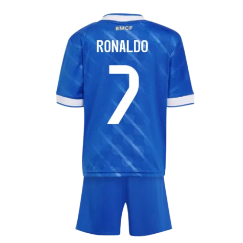 Real Madrid Cristiano Ronaldo 7 Kids Third Soccer Jersey 2025-2026