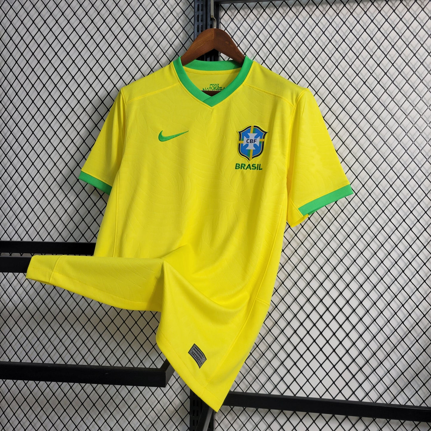 Brazil Maria Eduarda 15 Home Soccer Jersey World Cup 2023