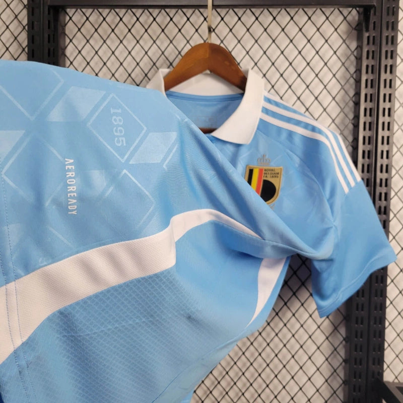 Belgium Youri Tielemans 8 Away Soccer Jersey UEFA Euro 2024