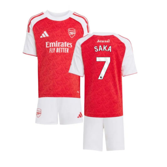 Arsenal Bukayo Saka 7 Kids Home Soccer Jersey 2025-2026