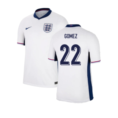 England Joe Gomez 22 Home Soccer Jersey Euro 2024