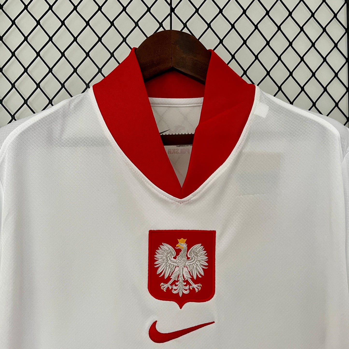 Poland Robert Lewandowski 9 Home Soccer Jersey Euro 2024
